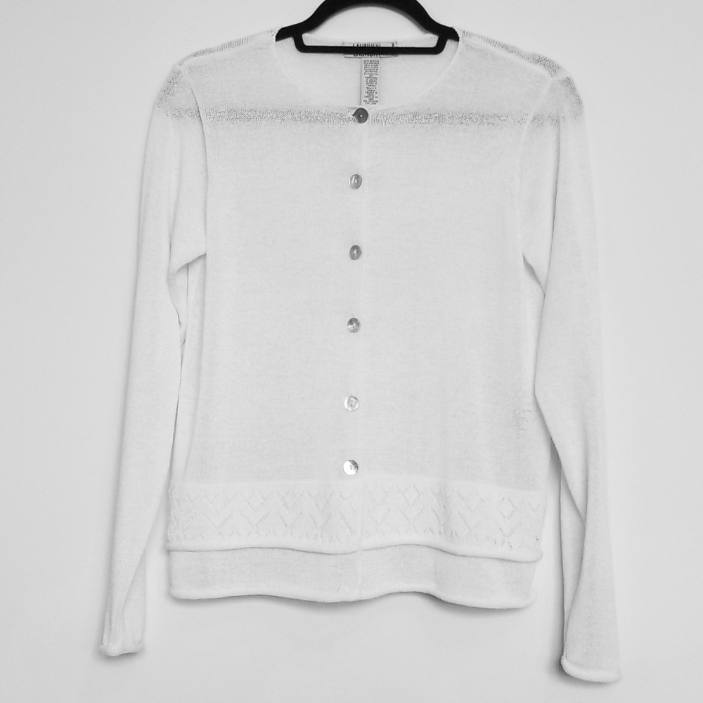 LAUNDRY Acryllic Knit Cardigan